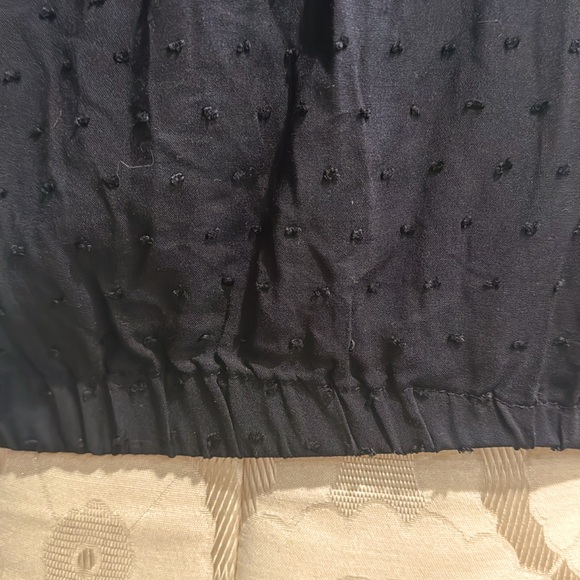 Candie’s Black blouse with short sleeve collar with buttons on front - Picture 5 of 11